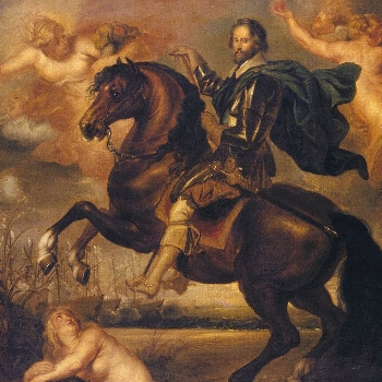 a 1627 painting by Peter Paul Rubens and workshop titled Equestrian Portrait of George Villiers, Duke of Buckingham