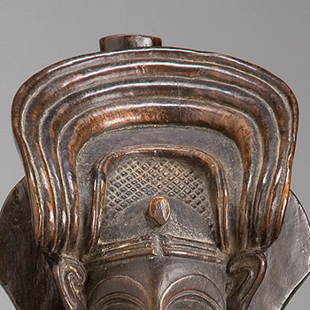 Detail of Chibinda Ilunga’s headgear