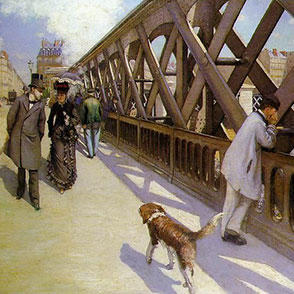 Gustave Caillebotte’s 1876 painting, Le Pont de l’Europe