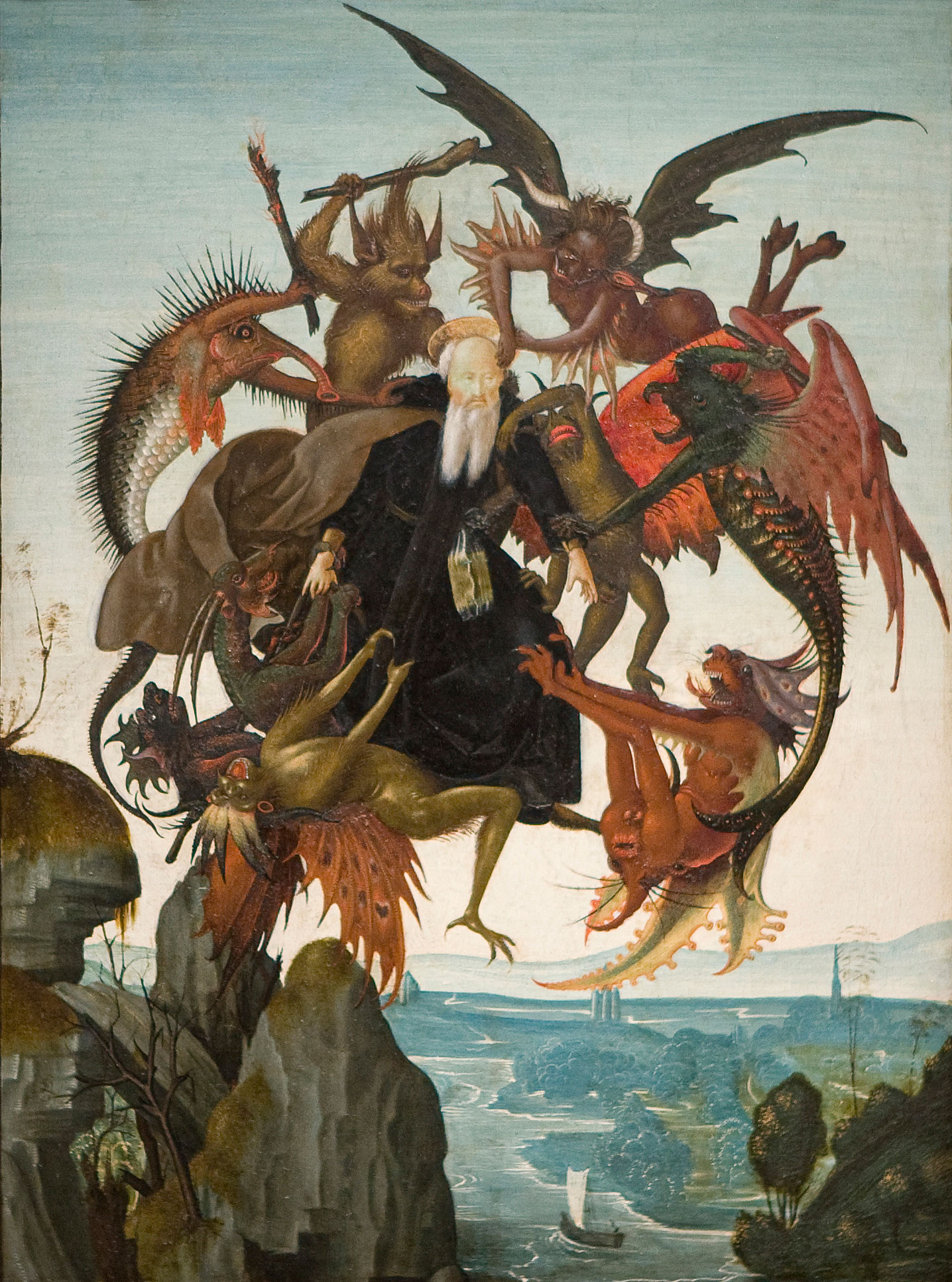 full view of The Torment of Saint Anthony