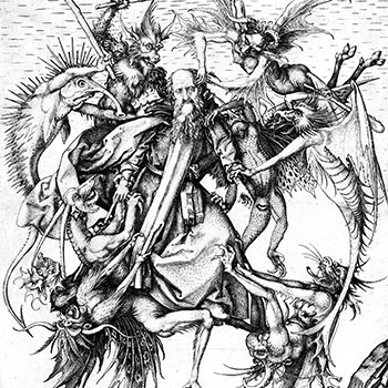 Saint Anthony Tormented by Demons by Martin Schongauer