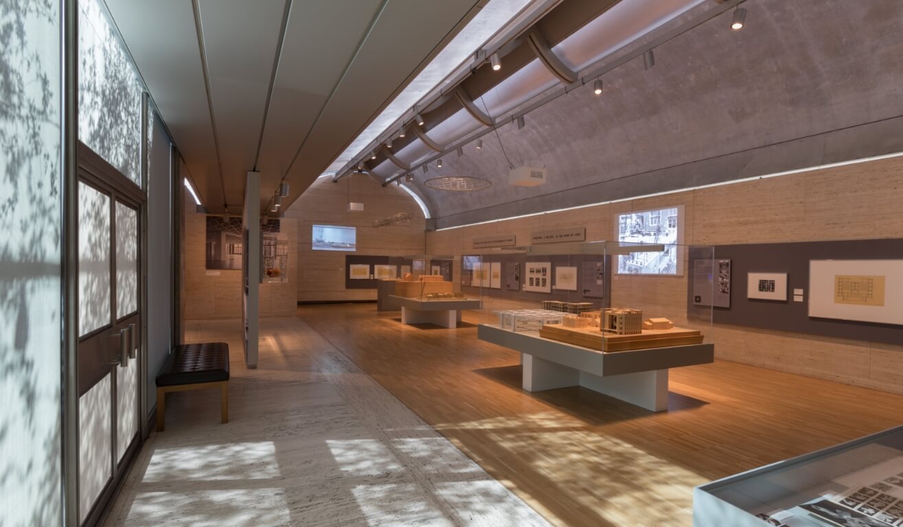 a photo of the Louis Kahn: The Power of Architecture exhibition