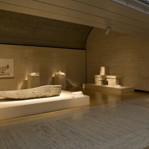 a photo of the Fiery Pool: The Maya and the Mythic Sea exhibition