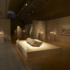 a photo of the Fiery Pool: The Maya and the Mythic Sea exhibition