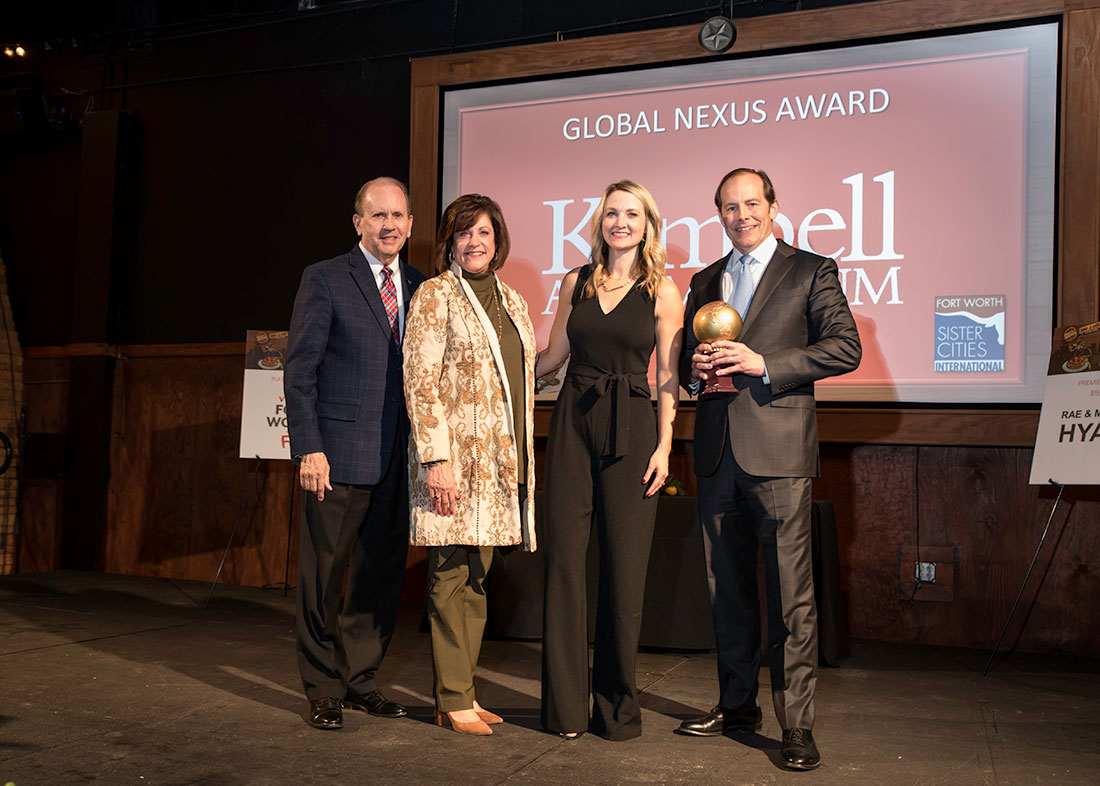 Kimbell personnel with the Global Nexus Award